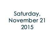 Saturday, November 21